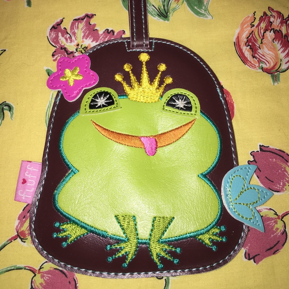 Fluff Prince 🐸 Bag Tag